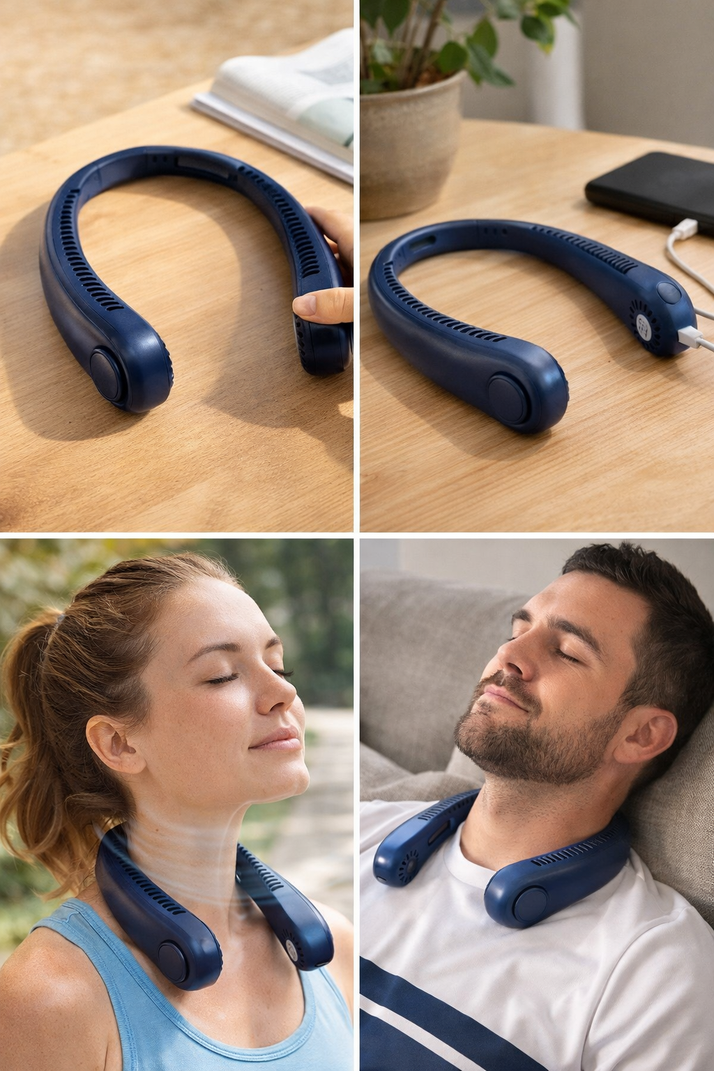 - Rechargeable Neck Fan Pro